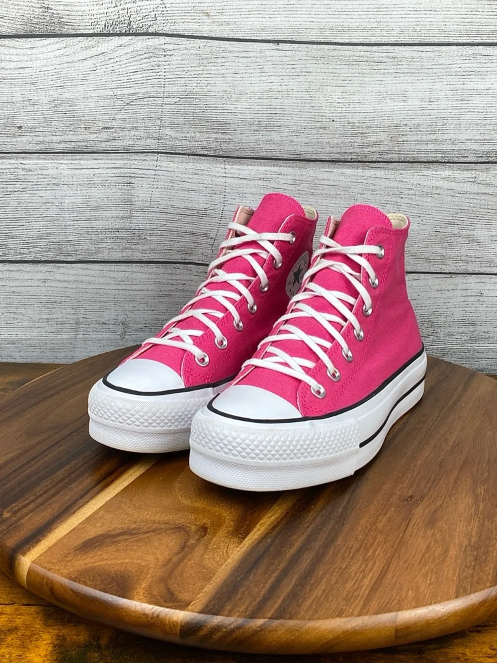 Converse Chuck Taylor All Star Lift Platform High Astral Pink A05663F Womens 7.5